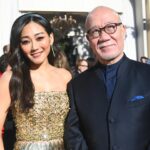 Karen Fukuhara Instagram - In honor of today - flashback to The Golden Globes with the one and only @joehisaishi.official Wishing THE BOY AND THE HERON team the best tonight🫶🏼