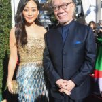 Karen Fukuhara Instagram - In honor of today - flashback to The Golden Globes with the one and only @joehisaishi.official Wishing THE BOY AND THE HERON team the best tonight🫶🏼
