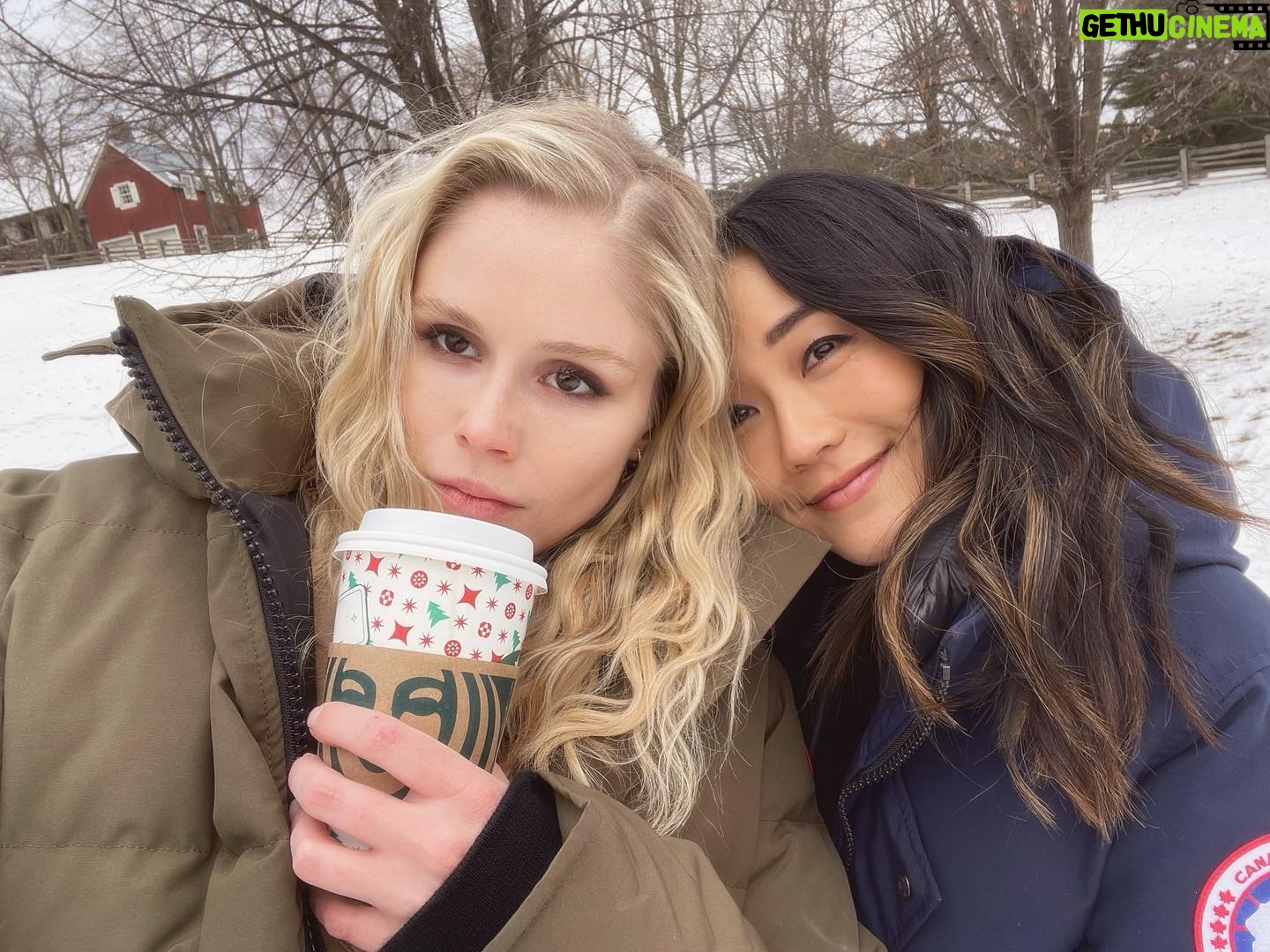 Karen Fukuhara Instagram - Keepin warm with the luv 💕@erinelairmoriarty