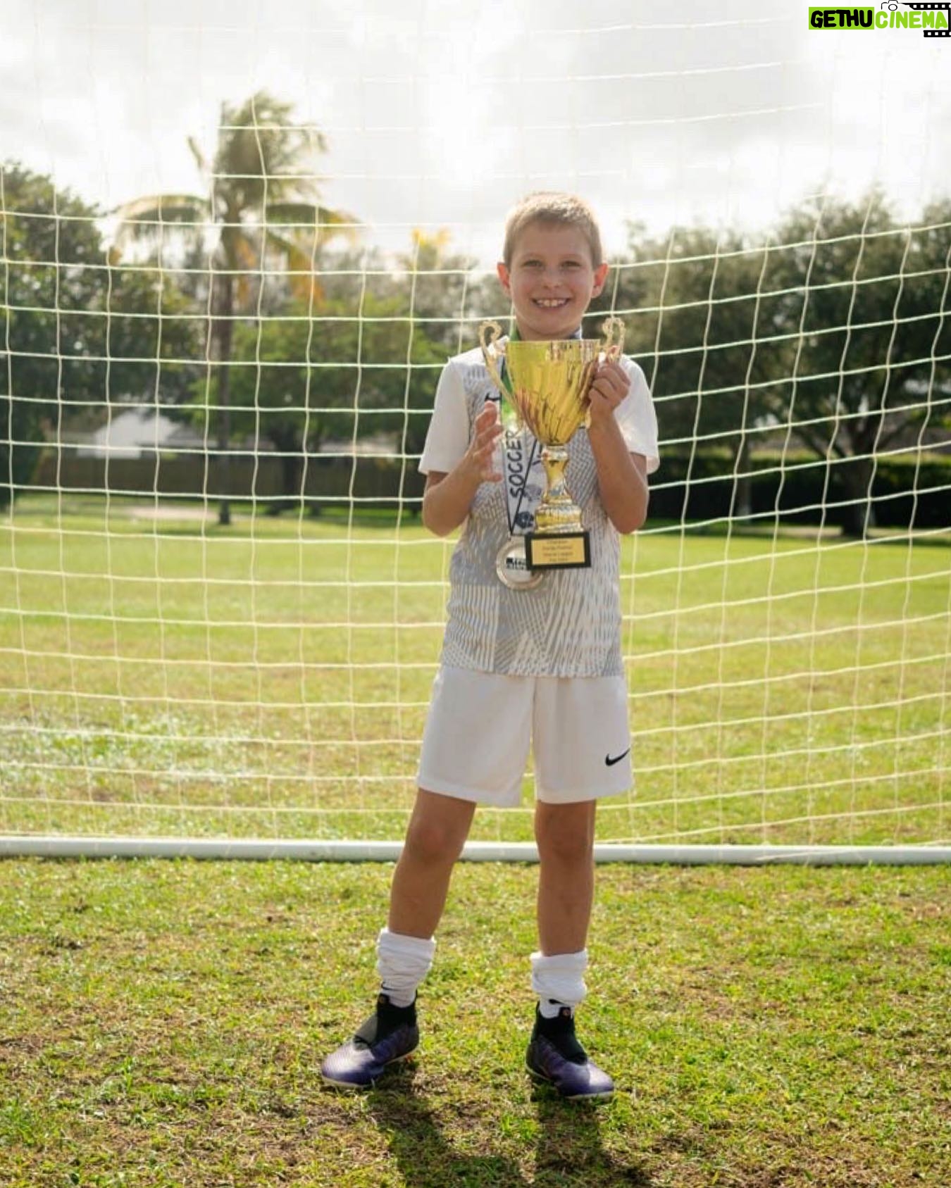 Karolína Kurková Instagram - Congratulations Noah and his team for winning their championship this weekend. Proud of all their hard work. @thesoccersociety.us ⚽️🏆