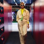 Karolína Kurková Instagram - Revving engines in the @ferraristyle garage x @f1. #vroom #startyourengines #formula1 #formula1miami