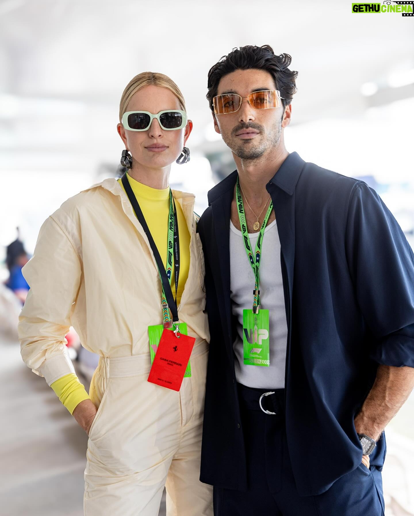 Karolína Kurková - 2.3K Likes - Revving engines in the @ferraristyle garage x @f1. #vroom #startyourengines #formula1 #formula1miami