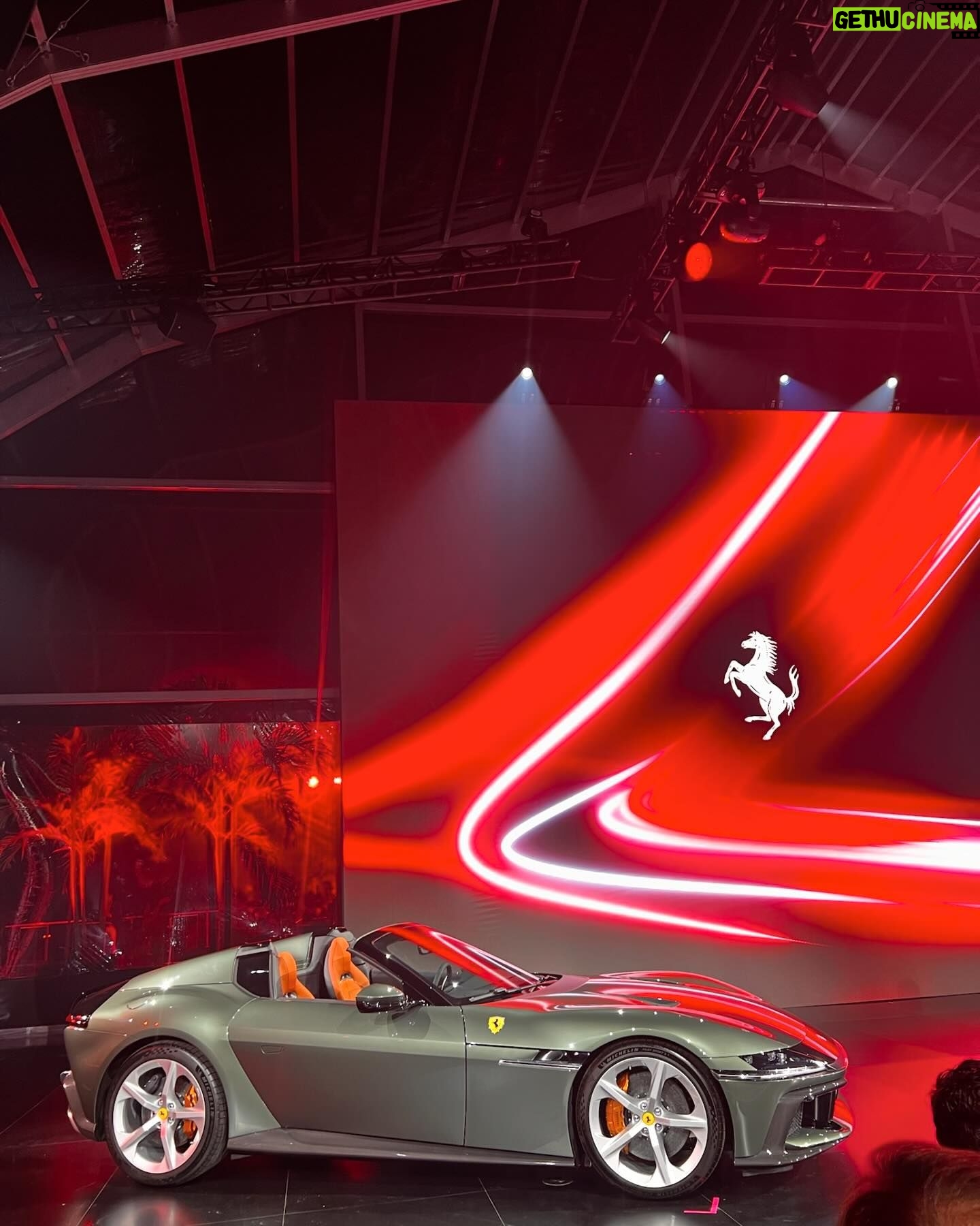 Karolína Kurková - 2.8K Likes - Last night unveiling of the latest makes/models and colors from @Ferrari ! Really beautiful design and a luxurious evening start to finish. So nice to accompany creative director @ferraristyle, @rocco.iannone. ❤️ Thank you for having me.
#Ferrari12Cilindri #Ferrari12CilindriSpider
#FerrariMiami #FerrariStyle