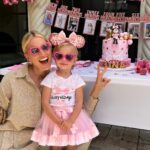 Karolína Kurková Instagram - Happy 3rd Birthday to my Minnie-loving little LunaGrace. 🎀🧁🎉 You brighten up each day and we can't wait to watch you continue to grow.