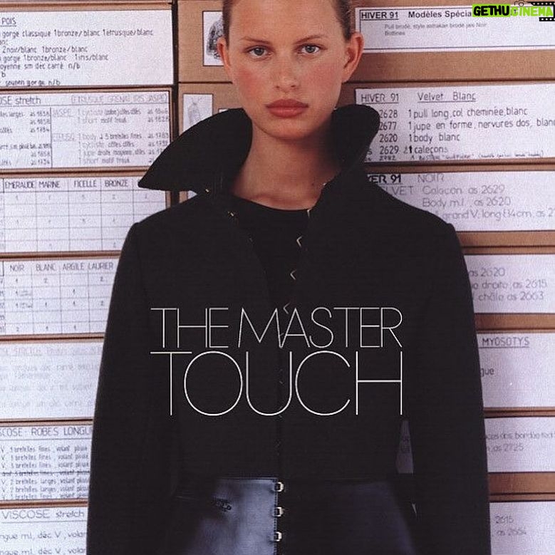 Karolína Kurková - 2.4K Likes - Throwback X Azzedine ALAÏA, who we all miss. 🖤 How old do you think I am here? @maisonalaia #fashion #model #alaïa