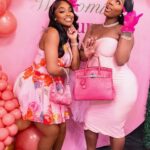 Kash Doll Instagram - Had a good time at the KlariTEA Party 💕☕️ my girls did their Big 1 My sister forgot my dress in atl so the best @cdkkreations made my dress in 20 mins right before i walked in thank u boookah 💋 📸 @bookwitbenji_