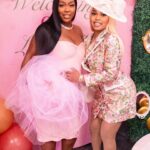 Kash Doll Instagram - Had a good time at the KlariTEA Party 💕☕️ my girls did their Big 1 My sister forgot my dress in atl so the best @cdkkreations made my dress in 20 mins right before i walked in thank u boookah 💋 📸 @bookwitbenji_