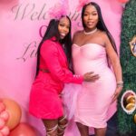 Kash Doll Instagram - Had a good time at the KlariTEA Party 💕☕️ my girls did their Big 1 My sister forgot my dress in atl so the best @cdkkreations made my dress in 20 mins right before i walked in thank u boookah 💋 📸 @bookwitbenji_