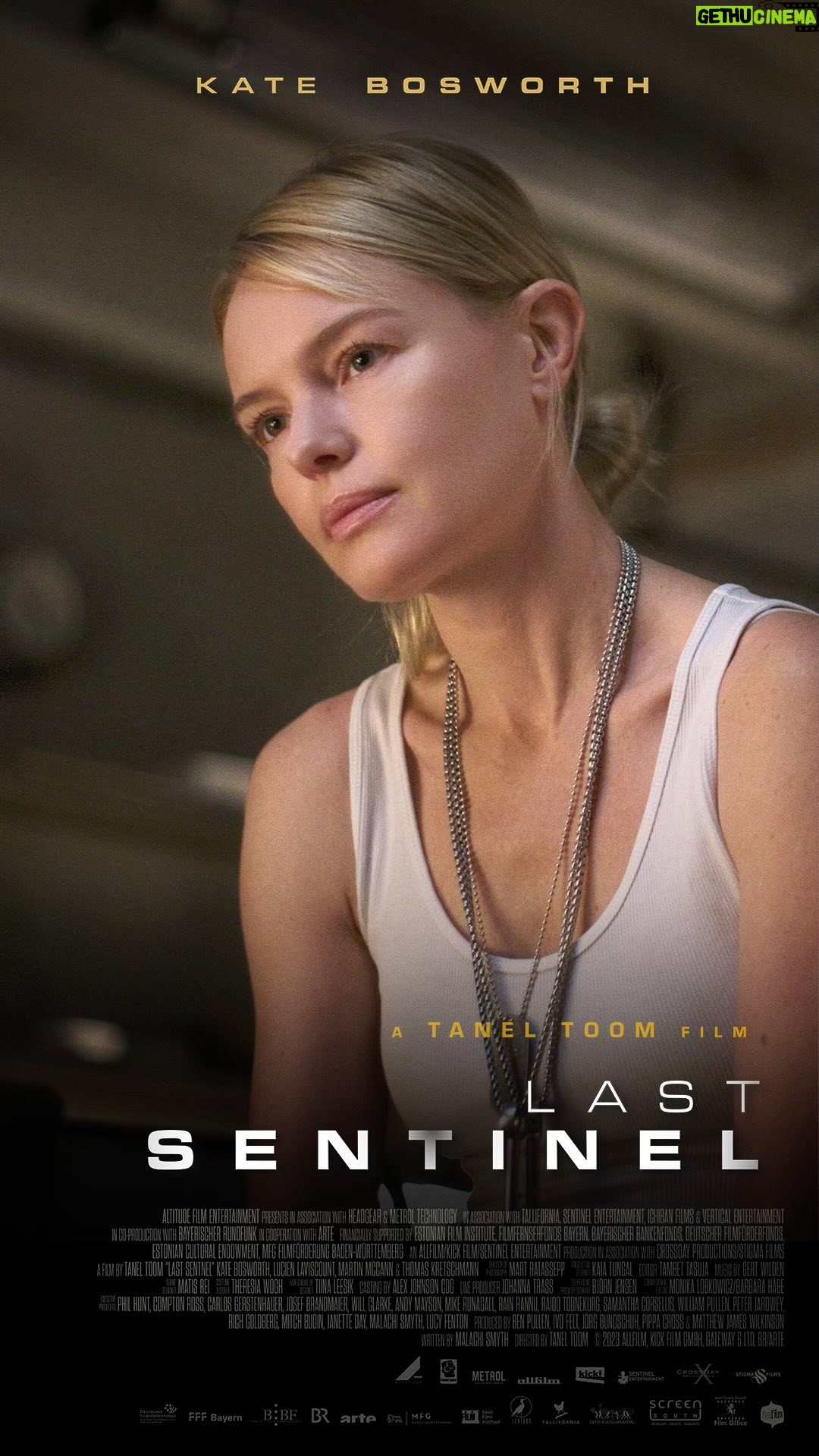 Kate Bosworth Instagram - LAST SENTINEL is out NOW 💥 In Theaters / VOD Watch the mystery unfold as we peel back one layer at a time, you will ask yourself what the HECK is going on and WHO or WHAT is behind it. I remember reading the script and zooming w/ ( #Oscar nominated!) director Tanel Toom, and asking him if he’s been inspired by THE THING (genius) and he got the biggest smile on his face. (Tanel you KNOW how much I love you / I’d follow you anywhere 🙏🏻💛). And with the BRILLIANT cast of @its_lucien (yes, he’s as sweet and lovely in person *with JUST the right amount of wild :) @thomaskretschmann (so damn good he’s scary!) #martinmccann (who kindly tolerated my terrible Irish accent yelling every morning HELLO MARTIN F*CN MCCANN!!!!) and our wonderful DP @martratassepp / the visual is as important as a character as any of us! (If not more so). ALL of our beautiful, inspiring, kind, hard working as heck, talented Estonian crew!!! I dare say I’m going to reveal a major destination secret here, Estonia is one of the most special places I have ever had the honor of visiting… you may just find me there, one day, permanently 💛🫶🏻 🇪🇪 ENJOY #LASTSENTINAL - IT’S A GREAT ONE XO
