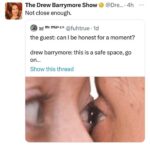 Kate Bosworth Instagram - She got me! 👁️ thank you to the warmest/funniest/kindest human @drewbarrymore for having me on 😘🙏🏻 *we dove straight into the deep end ;) AND she’s right! Lavender IS the new pink @roxy 💜 don’t miss our episode today @thedrewbarrymoreshow