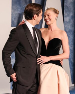Kate Bosworth Instagram - Thank you for having us @vanityfair 💞 truth be told, we were a little nervous because walking a red carpet can be kinda strange (no matter how many times you do it)… and this is such a big one! Do you know what makes everything better? Being with your best friend. You light up my world @justinlong 💗 I’m so lucky it’s you.