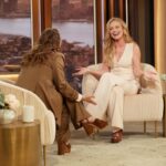 Kate Bosworth Instagram - She got me! 👁️ thank you to the warmest/funniest/kindest human @drewbarrymore for having me on 😘🙏🏻 *we dove straight into the deep end ;) AND she’s right! Lavender IS the new pink @roxy 💜 don’t miss our episode today @thedrewbarrymoreshow