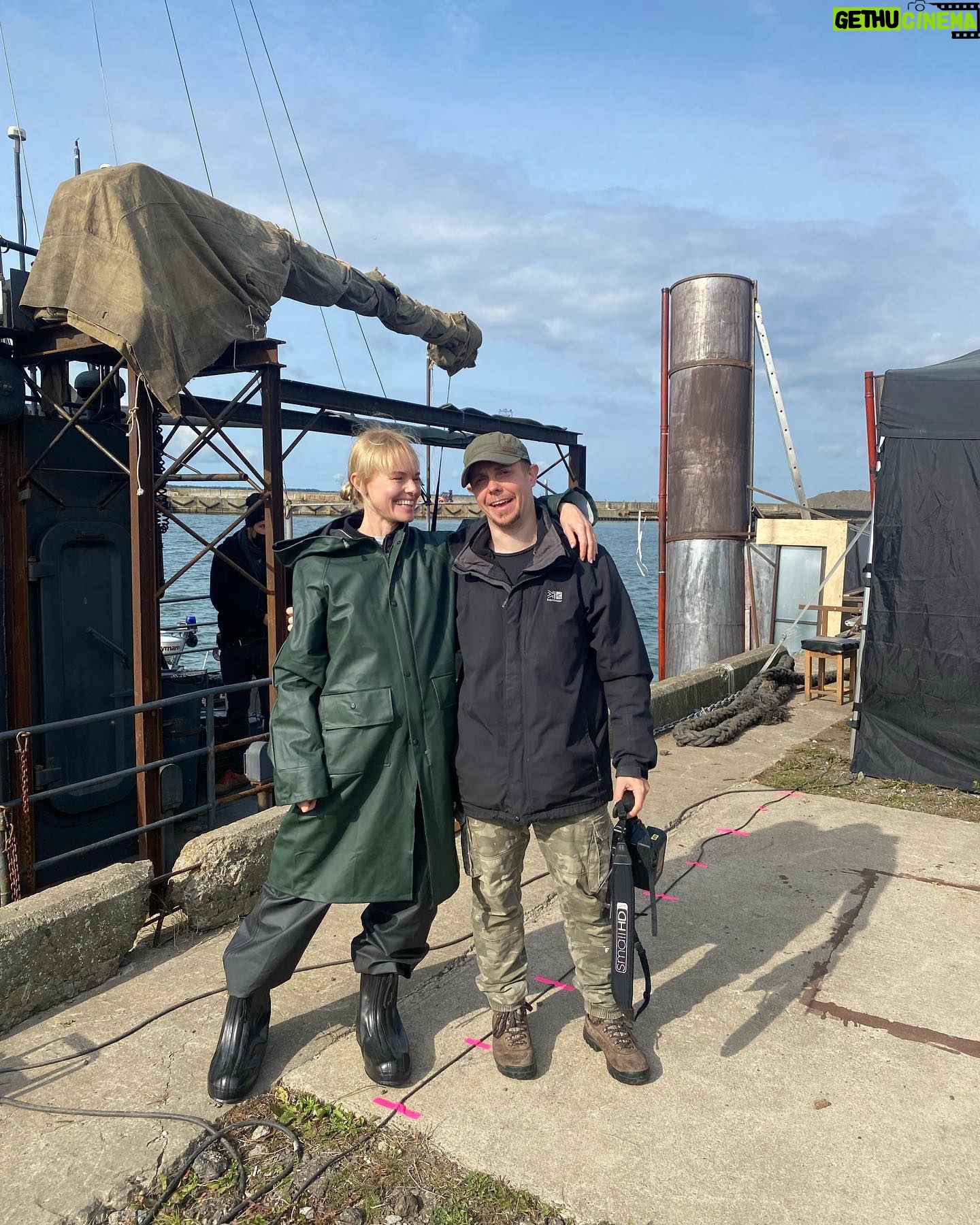 Kate Bosworth Instagram - BTS LAST SENTINEL 🫶🏻 1. @its_lucien trying to warm ourselves in a sauna after being drenched at night in the freezing Baltic sea 🌊 2. Wardrobe fitting / becoming Cassidy! 3. First rehearsal w/ the maniac gang @its_lucien @thomaskretschmann #martinmccann #taneltoom 4. Bangs! Cowlick behaving! 5. Could wear weird oversized rubber outfits all day long in real life / loving my brilliant director. 6. @its_lucien copying my style… again. 7. Whimsical Estonia 🇪🇪 8. Can you understand this? she’s a mystery…… 9. On set! 10. Long days / exhausted from the cowlick / failing to tame her. If you’re not watching #LastSentinel you should be!!! Promise, it’s a goodie 🥊 #intheaters #ondemand