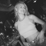 Kate Bosworth Instagram - Lavender crop on film @tiarabellaaa breaking hearts in our yellow cargo pants / crop duo ⚡️⚡️⚡️dropping @roxy tomorrow…… 👀