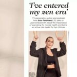 Kate Wright Instagram - I’ve entered my Zen era ✨ Thank you so much to @womensfitnessuk for making me your February cover 🥹 Loved talking all things fitness, family & @fandfclothing with @joglows ❤️
