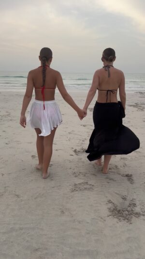 Kate Wright Instagram - It can be tough coming in as a step mum to a young girl that has lost her mum but over the years, the ups & downs, the judgements from others, the beautiful and the confusing moments a beautiful bond has been created. 

It’s a privilege to step in and look after you as a mother would. We drive each other crazy at times but we also couldn’t imagine life without each other.

As long as we get us, no one else needs to ✨

This is an extra special love & it really is unconditional 🤍