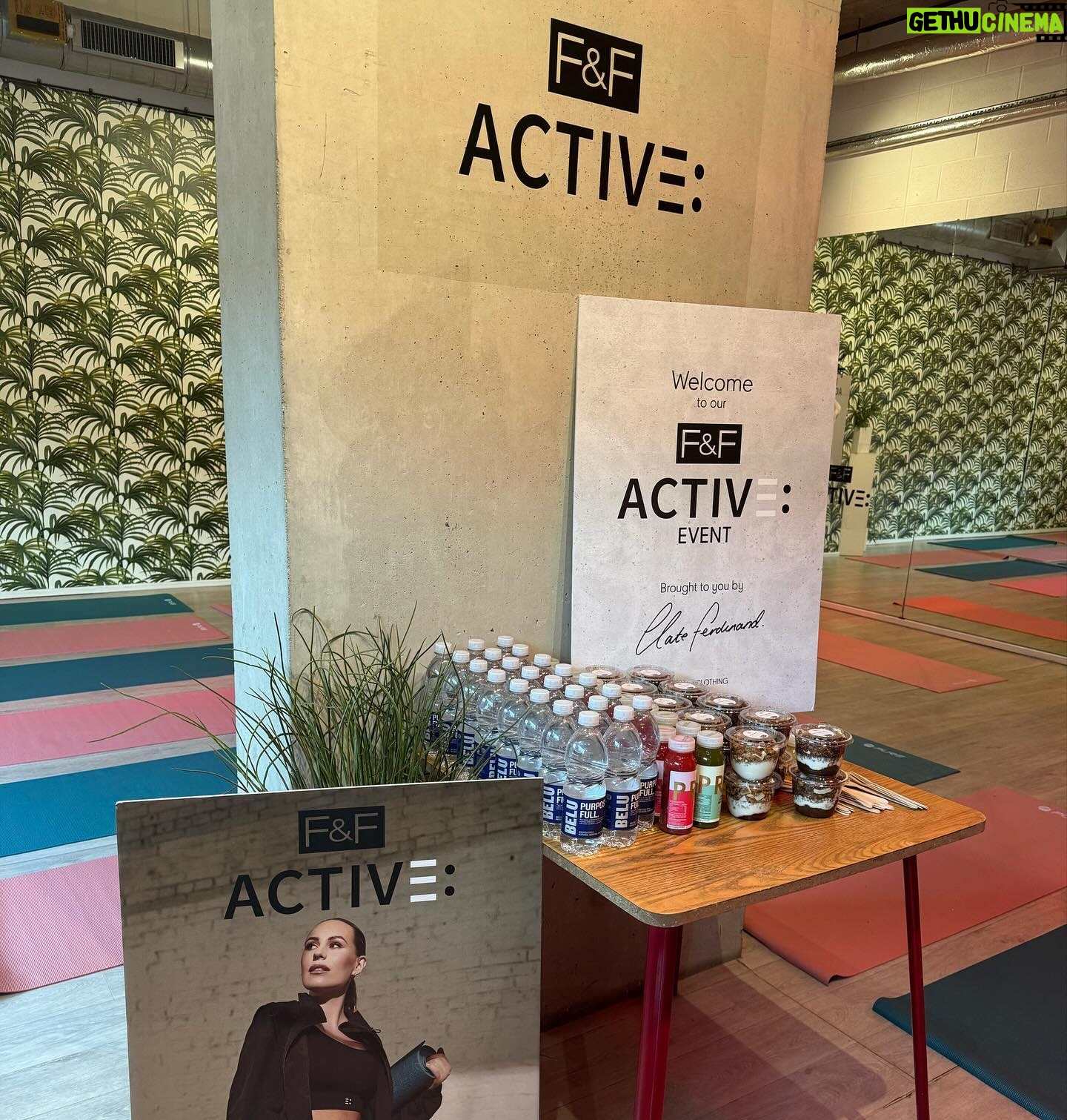 Kate Wright Instagram - A fabulous morning of yoga & good vibes to celebrate my @fandfclothing active collection 🧘🏼♀️ It was very surreal to see everyone in my range ✨ Thank you to everyone who made today possible and for everyone’s continued support. I’m so very grateful and happy you all love it. And a special thank you to my husband for always supporting me in everything I do. I love you so much 🥹❤️