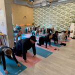Kate Wright Instagram - A fabulous morning of yoga & good vibes to celebrate my @fandfclothing active collection 🧘🏼‍♀️ It was very surreal to see everyone in my range ✨ Thank you to everyone who made today possible and for everyone’s continued support. I’m so very grateful and happy you all love it. And a special thank you to my husband for always supporting me in everything I do. I love you so much 🥹❤️