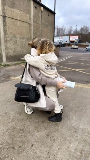 Kate Wright Instagram - It’s a family thing 🤍

The best feeling seeing the family in my @fandfclothing tracksuits. Cree says ‘Mummy made this for me’ 🥹🥹

Tracksuits available for the whole family in Tescos stores now 🤍

#fandffamily #mycollection #ad