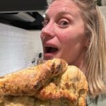 Katee Sackhoff Instagram - Holy Hannah I’m on a bread making journey! Obsessed!! I feel like I’ve found my calling 😂❤️👍🏻 🥖 This one is my take on a pizza bread 🤤 So Good! 🍕#breadmaking