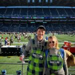 Katee Sackhoff Instagram - Probably should be more transparent with our fandom….don’t want to get mistaken for the visiting team 😂😆 #gohawks #seattle What a game yesterday!!