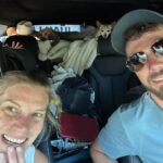 Katee Sackhoff Instagram - We’re off…Mom, Dad, Baby (who’s waving to you) a chihuahua, a yorkie mutt, a fish 🤦🏼‍♀️, and 8 plants! Lord help us 😂💚 #oregonbound #adventureawaits