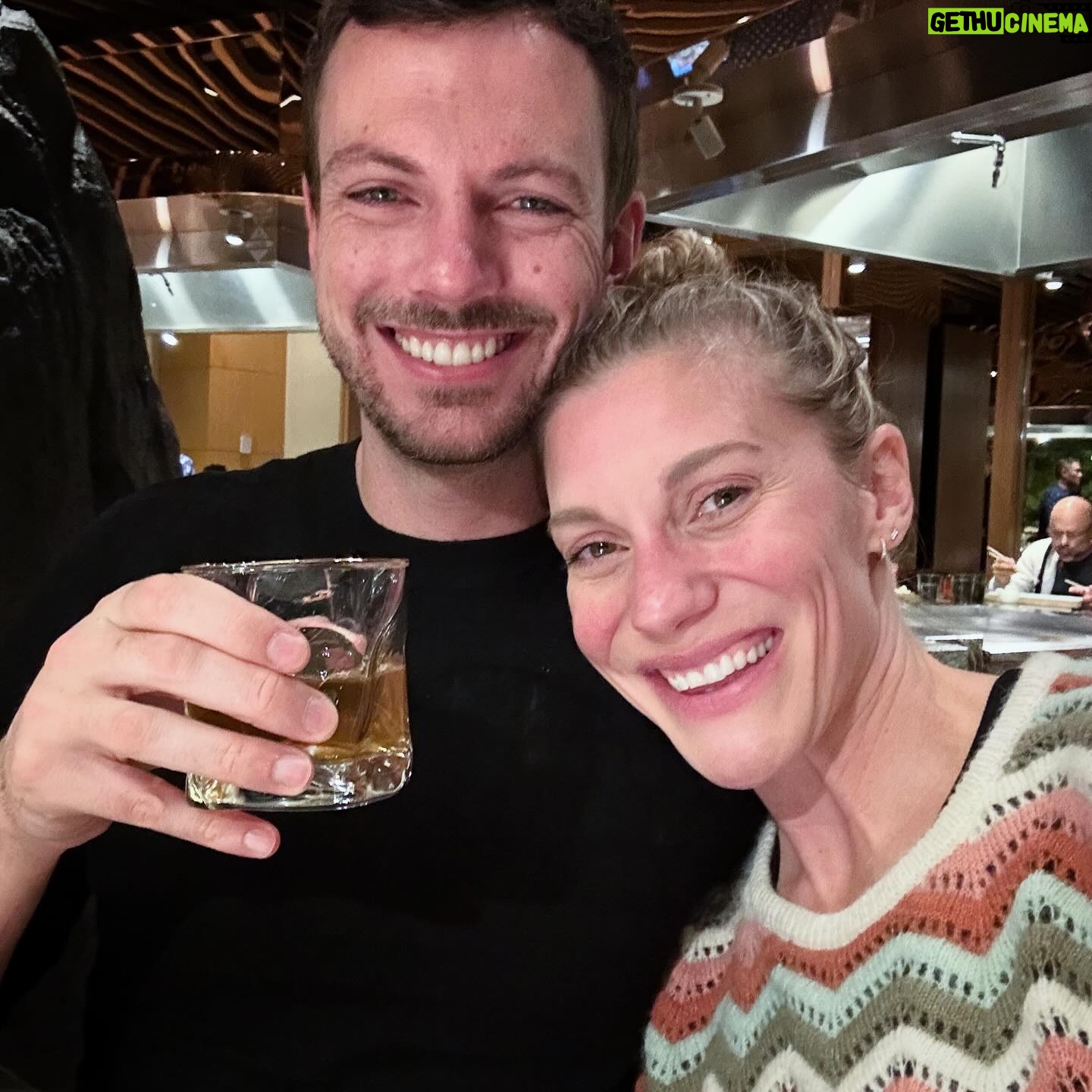 Katee Sackhoff Instagram - No matter the angle…the image is two very tired parents 😂🤷🏼♀️Love this man 😍 #lasvegas Evening away from the bubs 🐣❤️