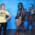 Katee Sackhoff Instagram - This was one of the best photo-op pose requests I’ve gotten. I love when someone comes in with a great idea up their sleeve. 💙💙 This Is The Way 💙 Repost from @jsinprops • "Double the Mandalorian awesomeness on this Mando Monday! Meeting the legendary @therealkateesackhoff as Bo Katan while rocking my Din Djarin cosplay, alongside @alina_cosplay in her stunning Bo Katan armor. A dream come true!" Jetpacks by @wasted_fett #mandomonday #mandalorian #katiesackhoff #bokatan #jsinprops #starwars #starwarscosplay #fanx2023 #saltlakecomiccon
