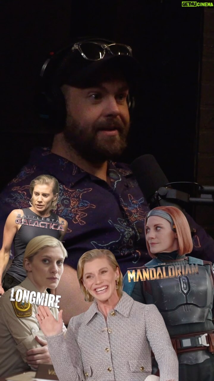 Katee Sackhoff Instagram - I went and hung out with my good buddy @jackosbourne over on his show Ghosts And Grit! Go check it out today everywhere you find podcasts šš»ā¤ļø #ghostsandgrit #jackosbourne I also adore the way he says Longmire šā¤ļø