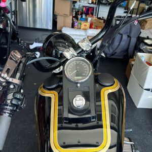 Katee Sackhoff Instagram - ***FOR SALE**** at @bartelsharleydavidson 2008 Custom Fat Boy with extremely low miles! When you have a ton of motorcycles the miles tend to get evenly distributed. I adore this bike but I don’t ride enough. I designed this little baby myself and I still think she’s gorgeous and badass at the same time. 😍
One day I’ll come back to riding more consistently when my daughter is a bit older and I think I’ll get myself a touring bike. But until then this little beauty needs a new owner ❤️ Give Bartels a call if interested  1-310-823-1112