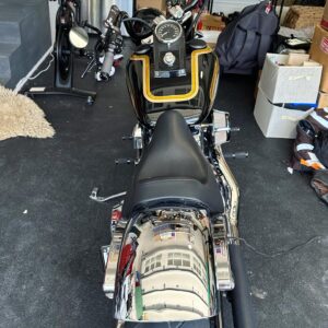 Katee Sackhoff Instagram - ***FOR SALE**** at @bartelsharleydavidson 2008 Custom Fat Boy with extremely low miles! When you have a ton of motorcycles the miles tend to get evenly distributed. I adore this bike but I don’t ride enough. I designed this little baby myself and I still think she’s gorgeous and badass at the same time. 😍
One day I’ll come back to riding more consistently when my daughter is a bit older and I think I’ll get myself a touring bike. But until then this little beauty needs a new owner ❤️ Give Bartels a call if interested  1-310-823-1112