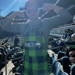 Katee Sackhoff Instagram - Probably should be more transparent with our fandom….don’t want to get mistaken for the visiting team 😂😆 #gohawks #seattle What a game yesterday!!