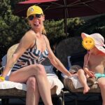 Katee Sackhoff Instagram - Just a couple of girls on vacay being crazy 🤪 Reliving my 20’s over here 😂😂😂😂 kidding…this is better than my 20’s by a million miles ❤️