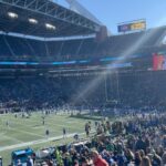 Katee Sackhoff Instagram - Probably should be more transparent with our fandom….don’t want to get mistaken for the visiting team 😂😆 #gohawks #seattle What a game yesterday!!