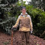 Katee Sackhoff Instagram - I found a walking stick today doing yard work while navigating some steep terrain…I think I’m keeping it!! 😂🤦🏼‍♀️ I promise I’ll post other things and not just me covered in dirt in 2024 😂👍🏻 #newyearseve #2024