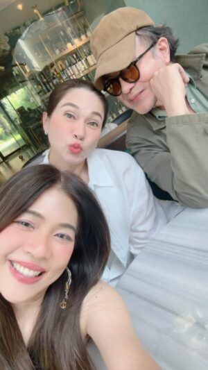 Kathaleeya McIntosh Instagram - Surrounded by laughter and the warmth of friendship, every moment becomes a celebration of joy. 🥰 missing our dear @yumikiangsiri