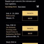 Katharine McPhee Instagram - ‘An Intimate Evening with David Foster & Katharine McPhee’ coming to a city near you 🚀 Grab your last minute tickets and get ready to SING! See you tonight, Jacksonville!