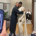 Katharine McPhee Instagram - I’m always so excited to run into other Idols, but @tasiasword in particular has always been such a mega talented class act and an absolute star so I was EXTRA excited today! I’ve loved to watch you grow and I CANNOT wait for @thecolorpurple to be released so the whole world can see what you’re made of. Go Tasia!! 💜