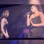 Katharine McPhee Instagram - An unforgettable night on stage with the incredible @lorenallred supporting the wonderful Eisenhower hospital. 🎤✨ Grateful for the opportunity to make a difference through music.