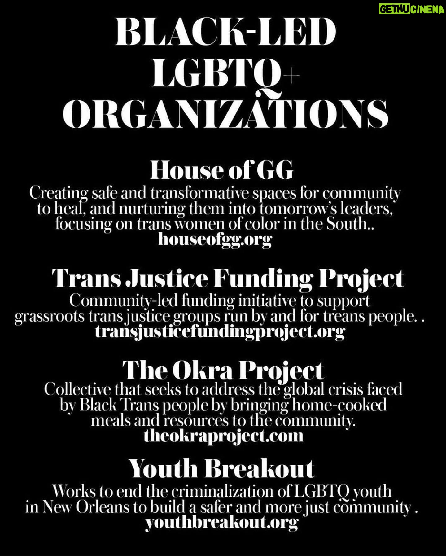 Katherine Moennig Instagram - Replaced my black tile with a list of black-led LGBTQ organizations my friend @msjamieclayton shared. Feel free to pass along. #blacklivesmatter
