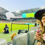 Katherine Moennig Instagram - Soccer sugar and dreamy seats. Thank you for the best night @weareangelcity