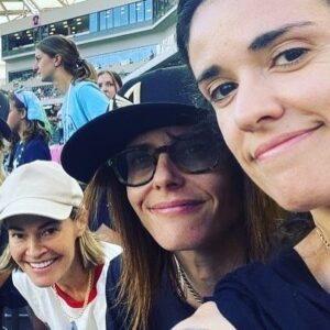 Katherine Moennig Instagram - Soccer sugar and dreamy seats. Thank you for the best night @weareangelcity