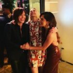 Katherine Moennig Instagram – It’s another pair of Pants today with the our friend on the right 
👖link in bio