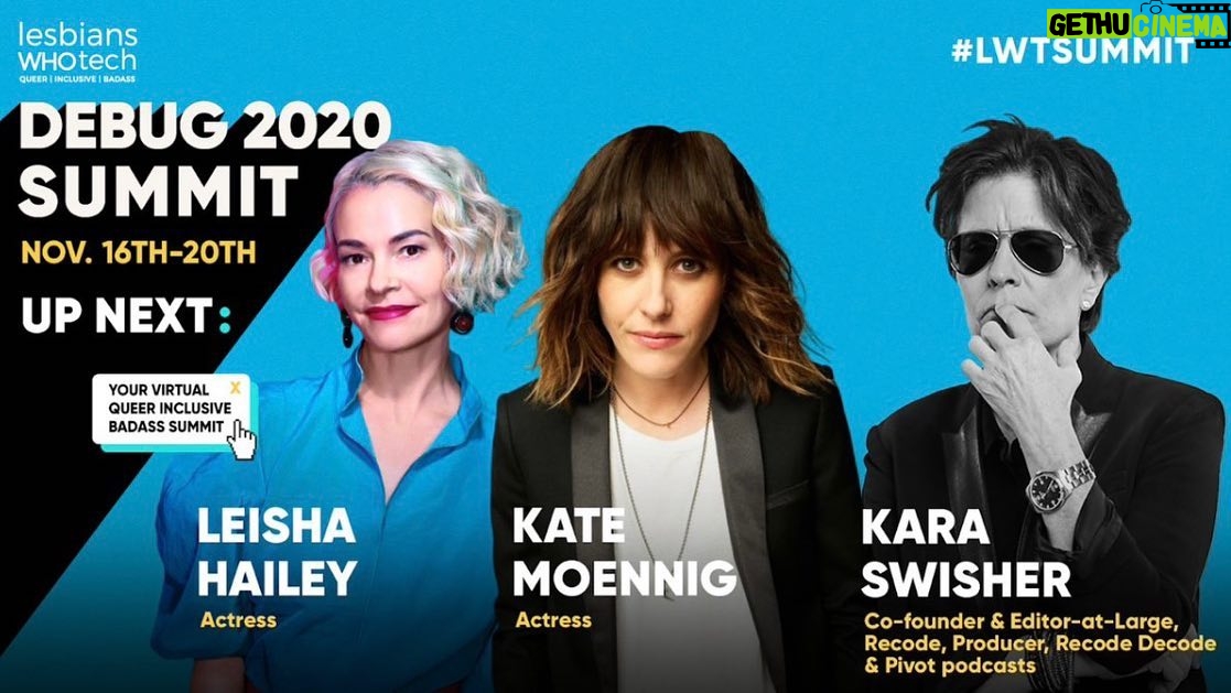 Katherine Moennig Instagram - Tomorrow on 👖 Kara Swisher scares the shit out of us.