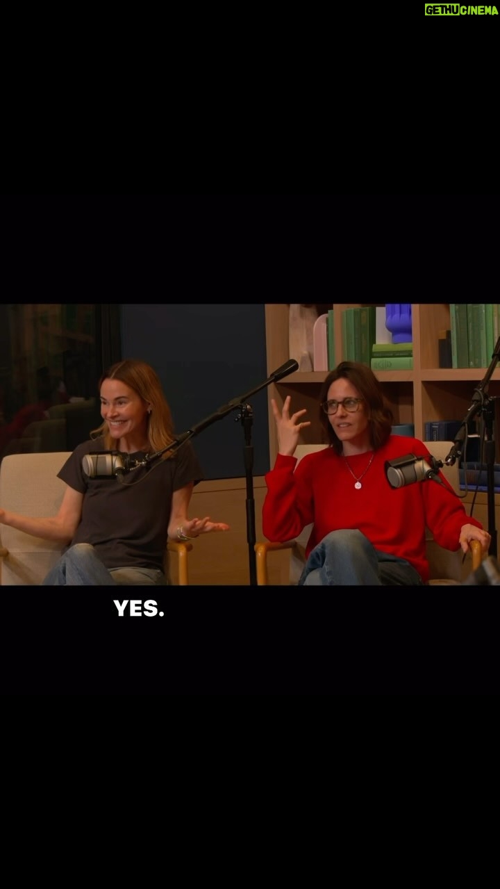 Katherine Moennig Instagram - Dreaming of starting a small town with @cssmusic ☺️. Today we talk to Ana, Carol, Luiza, and Lovefoxxx from CSS about going back on tour, making art, falling down in front of Courtney Love, and so much more.