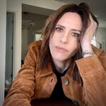Katherine Moennig Instagram - 24 hour ago throwback. Thank you brilliant @brettglam 📸💋