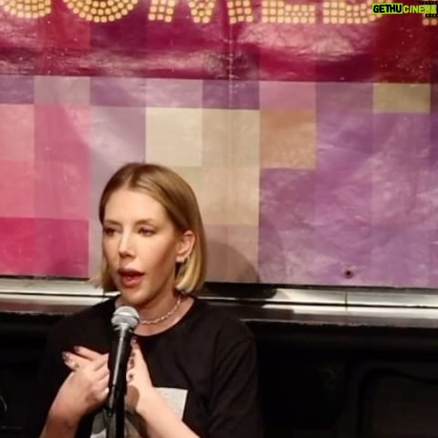 Katherine Ryan Instagram - I still can’t believe #HarrisonButker is not a typo. I popped out to @alwaysbecomedy this evening last minute and it was so much fun! Xx #football #nfl #britishcomedy #taylorswift