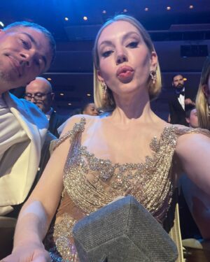 Katherine Ryan Instagram - ⭐️ @bafta #BAFTAtv ⭐️ Violet serving the best teenaged ‘URGH’ face. She is the 90s. She is Cruel Intentions. She is livid I exist. She is the most popular girl in my entire house.
