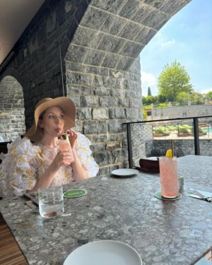 Katherine Ryan Instagram - We were sad for the admin glitch that prevented us from attending the Netflix Festival BUT 🍋 turned those lemons into lemonade with a last minute trip to @ilsereno voted the best hotel in Europe 🇮🇹 and it’s a prize well deserved 👏🏼 🥂 🚤 🍝. @bobby_k__ and I had the most relaxing luxurious #spa holiday at #lakecomo only hotel that lets you drive a boat! X