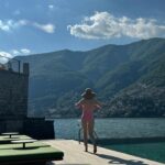 Katherine Ryan Instagram - We were sad for the admin glitch that prevented us from attending the Netflix Festival BUT 🍋 turned those lemons into lemonade with a last minute trip to @ilsereno voted the best hotel in Europe 🇮🇹 and it’s a prize well deserved 👏🏼 🥂 🚤 🍝. @bobby_k__ and I had the most relaxing luxurious #spa holiday at #lakecomo only hotel that lets you drive a boat! X